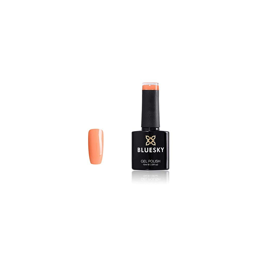 Gel Nail Polish, Shells In The Sand 80644, Orange, Coral, Long Lasting, Chip Resistant, 10 ml (Requires Drying Under UV LED Lamp)
