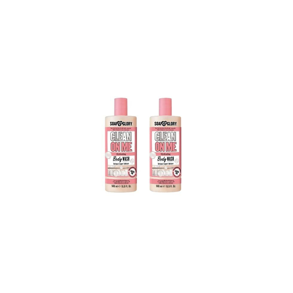 The Treat Trio 2 Pack X Soap & Glory Clean On Me Creamy Shower Gel X 500Ml