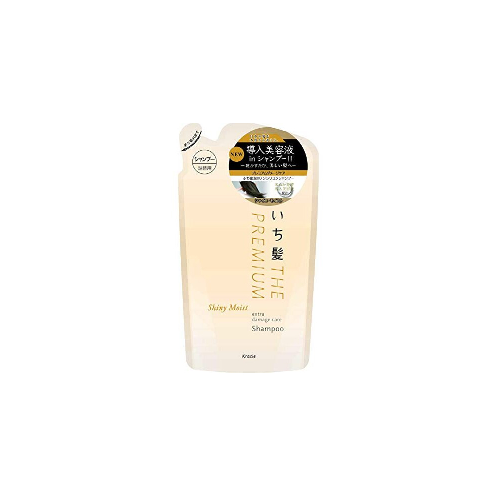 The Premium Extra Damage Care Hair Shampoo 340ml - Shiny Moist - Refill