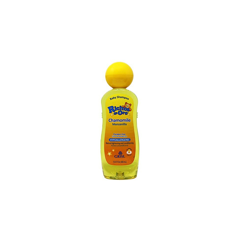 Grisi Ricitos De Oro Hypoallergenic Chamomile(Manzanilla) Shampoo 13.5Oz (400 Ml)