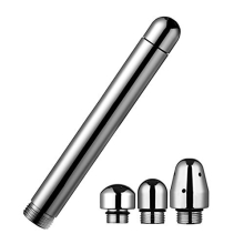 Shower Douche Kit with 3 Aluminum Shower Nozzle + Velvet Carry Bag , Shower Douche Cleansing System Intimate Hygiene Colonic Cleanse Kit for Men and