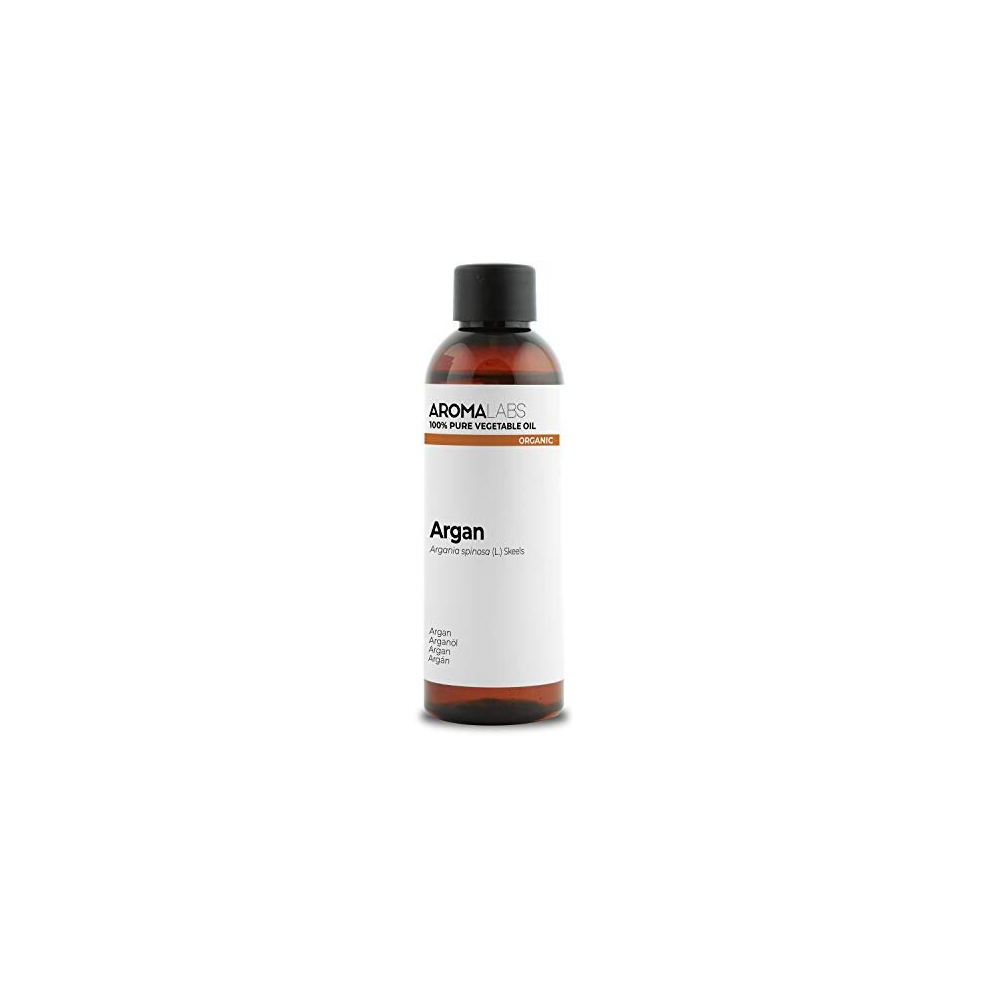 Aroma Labs Organic - Argan Oil - 100Ml - 100% Pure, Natural, Cold Pressed And Cosmos Certified - (French Brand)