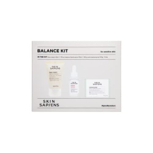 Balance kit for sensitive skin, Ecocert Cosmos Natural, Cruelty Free and Vegan Skincare, Soap-Free Cleansing Bar, Nourish & Hydrate Cream, Balance