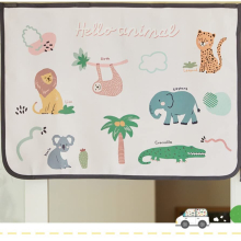Magnet Car Sun Shade Curtain for Side Window for baby kids children - Sunshade Protector Sun Blocker Blind (Animal Friends)