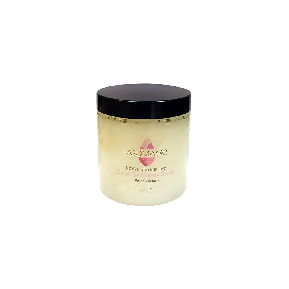 Aromabar Rose Geranium Dead Sea Body Scrub 400G