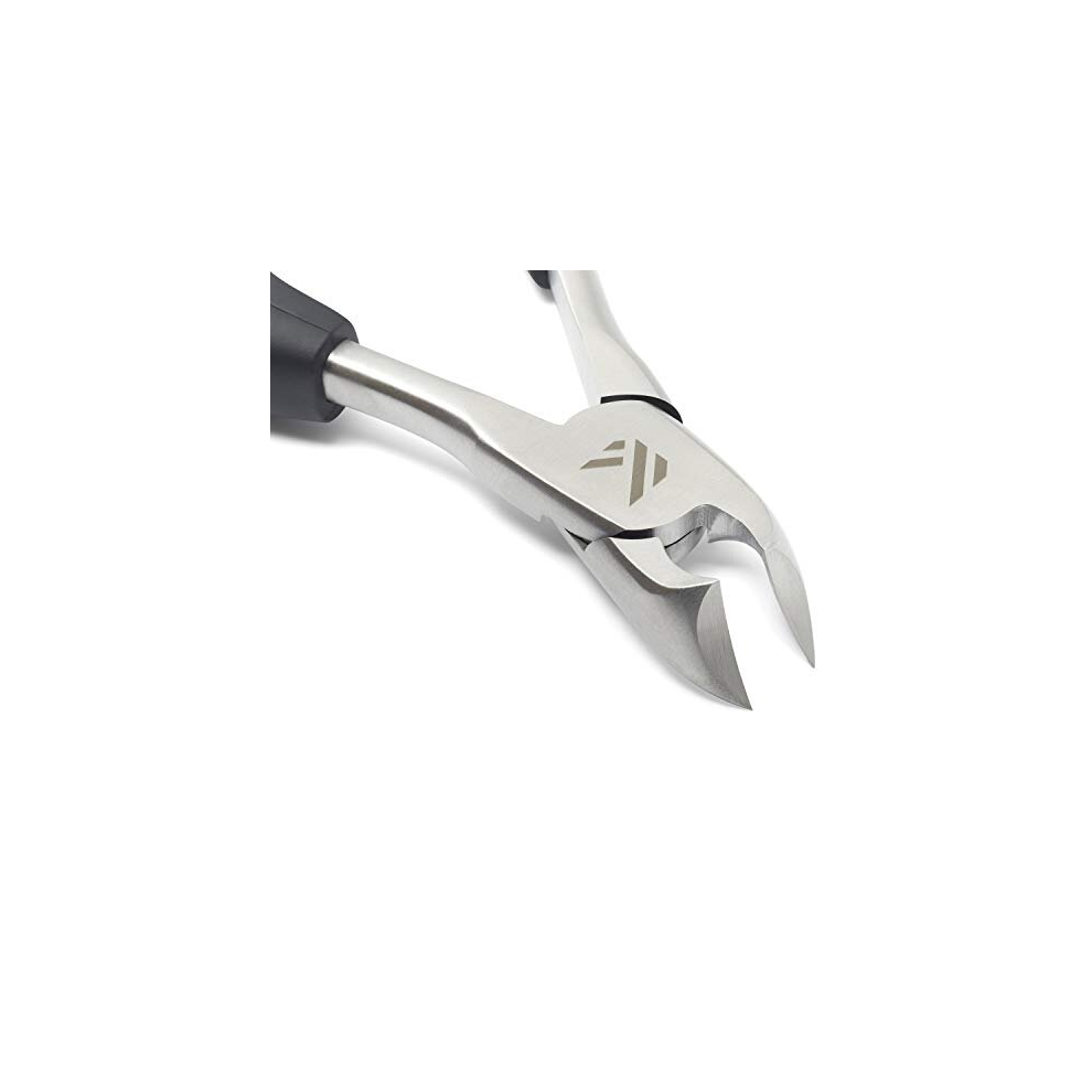 Toe Nail Clippers for Thick Nails – Toenail Clippers Ingrown and Cuticle Nipper Trimmer Made of Rustproof Stainless Steel with Short Curved Blades,
