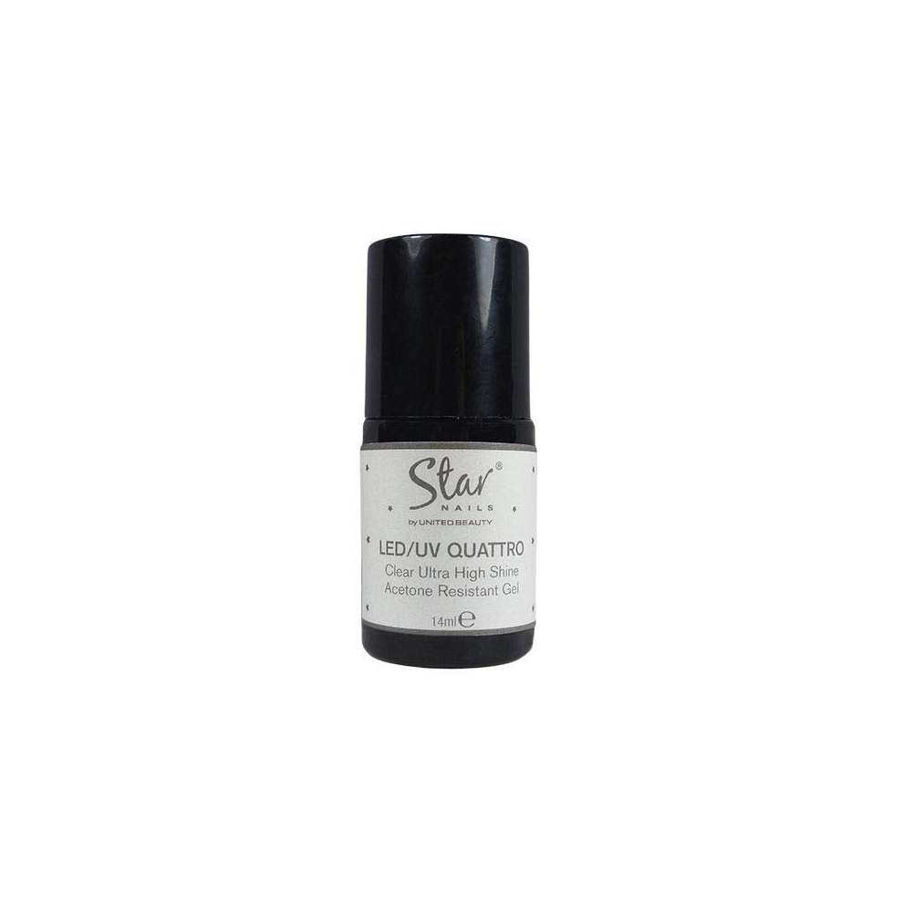 Star Nails High Shine Uv/Led Quattro 14Ml (Clear)