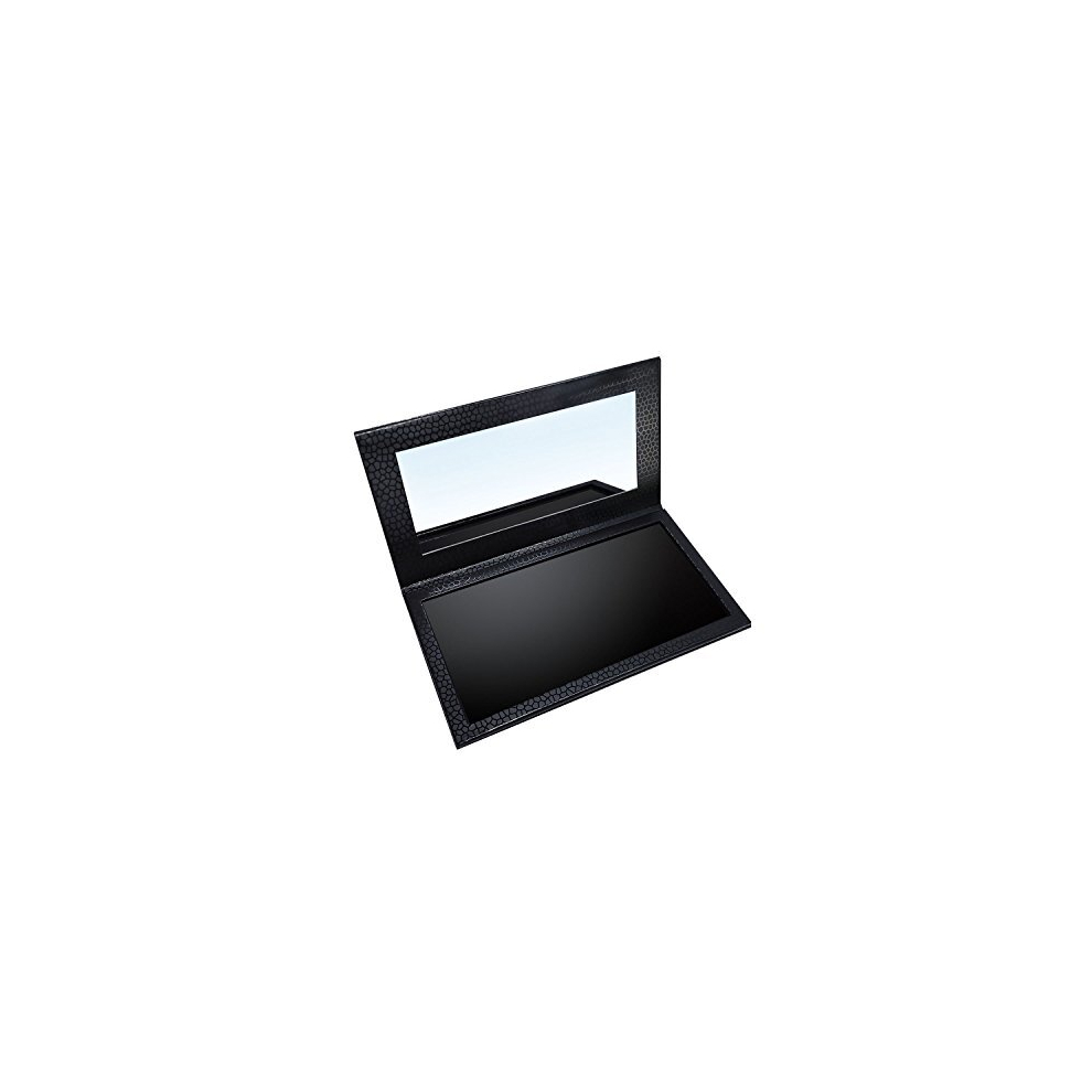 Allwon Black Magnetic Palette Empty Eyeshadow Makeup Palette With Shatterproof Mirror For Eyeshadow Lipstick Blush Powder (Black)