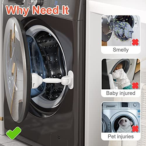 1 Pack Baby Safety Washer/Dryer Door Stopper,Front Load Washer Door