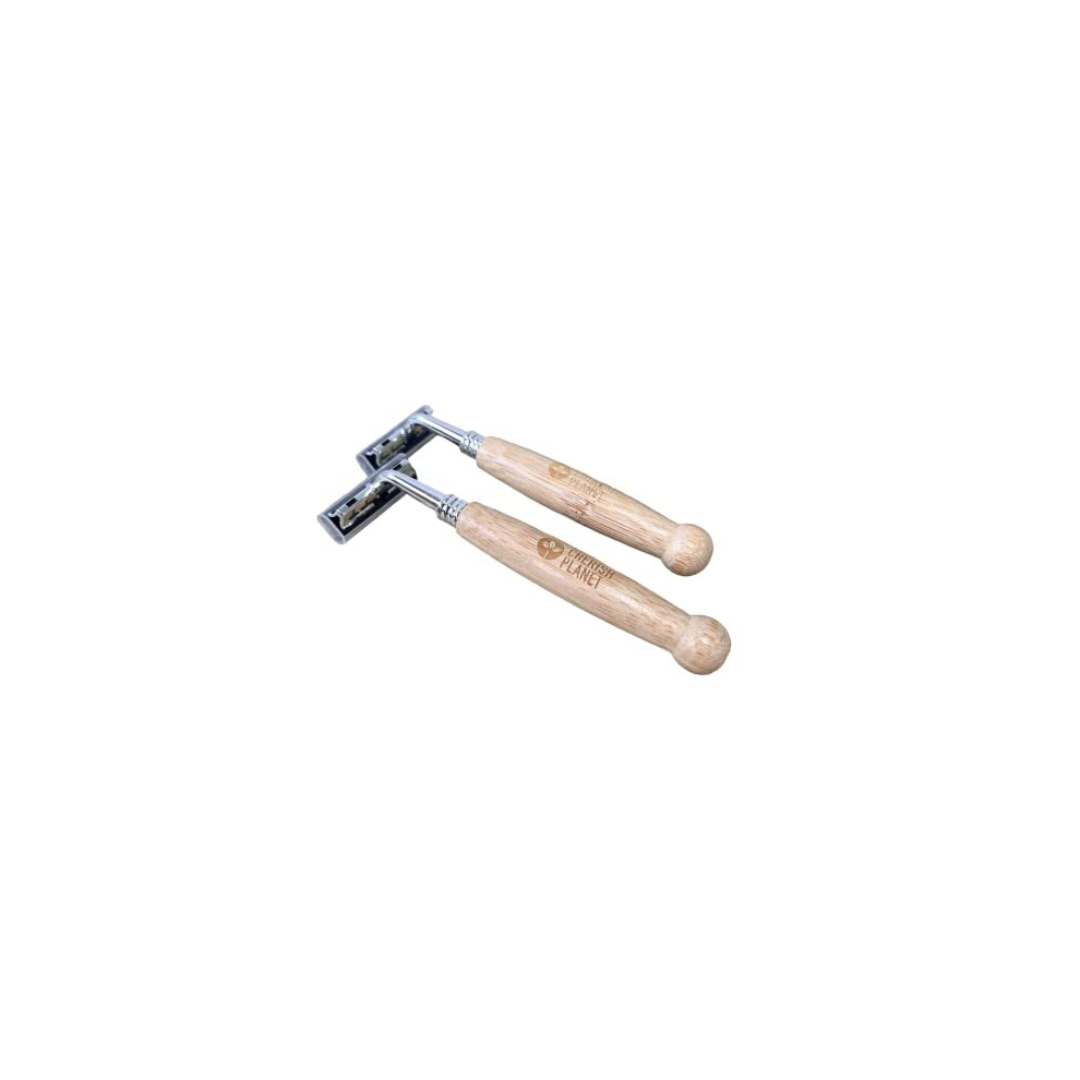 Cherish Planet Natural Bamboo Razor With Replaceable Blades (2)