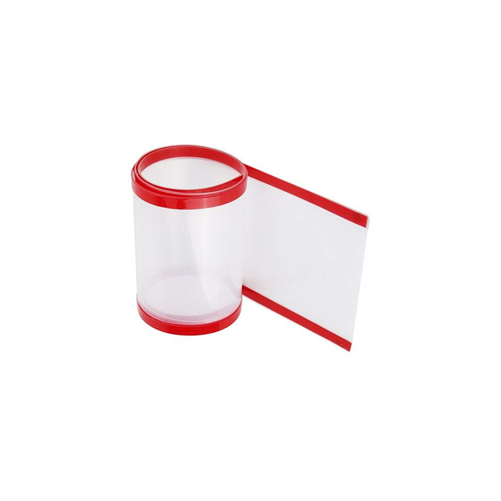 Anti-Pinch Door Protection Strip, Safety Door Hinge Protector Cover Kindergarten Door Pinch Guard Prevents Finger Pinch Injuries (Frosted 120 X 17Cm) Tnfeeon