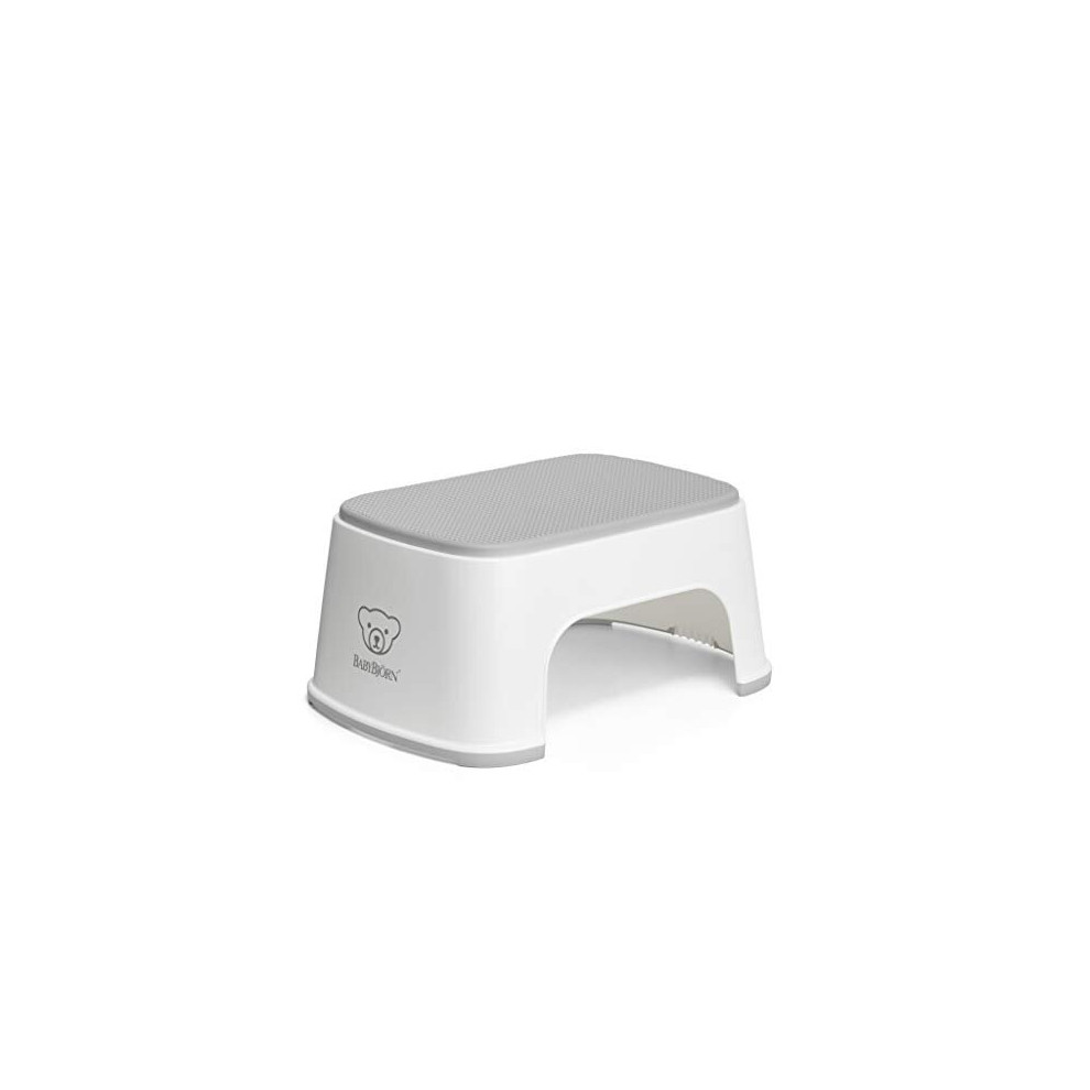 New BabybjãRn Step Stool, White/Grey
