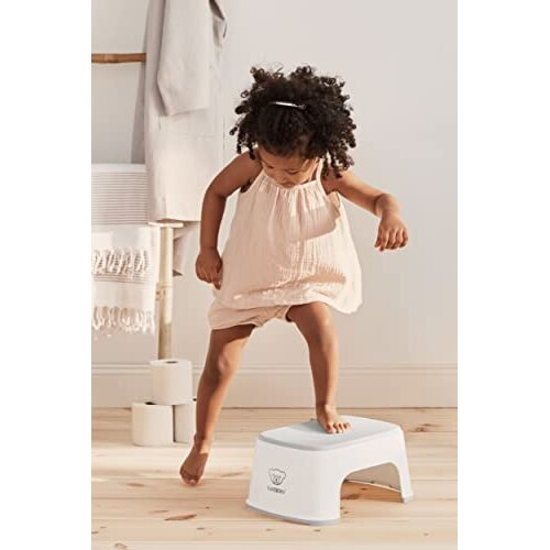 BABYBJÖRN Step Stool, White/Grey 1