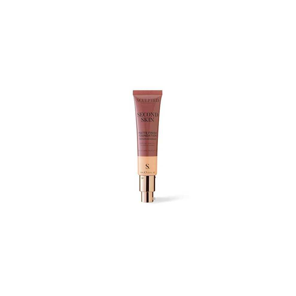 Sculpted By Aimee Connolly Second Skin Mineral Matte Liquid Foundation From Sculpted By Aimee - Medium Coverage Foundation With Spf 50, 32Ml Cruelty-Free, Vegan