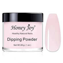 28g/Box Fine Dipping Powder French Manicure Foundation Colors Pink and White Dip Powder Nails,No UV Led Cure,1oz per box,Clear Natural Pink…