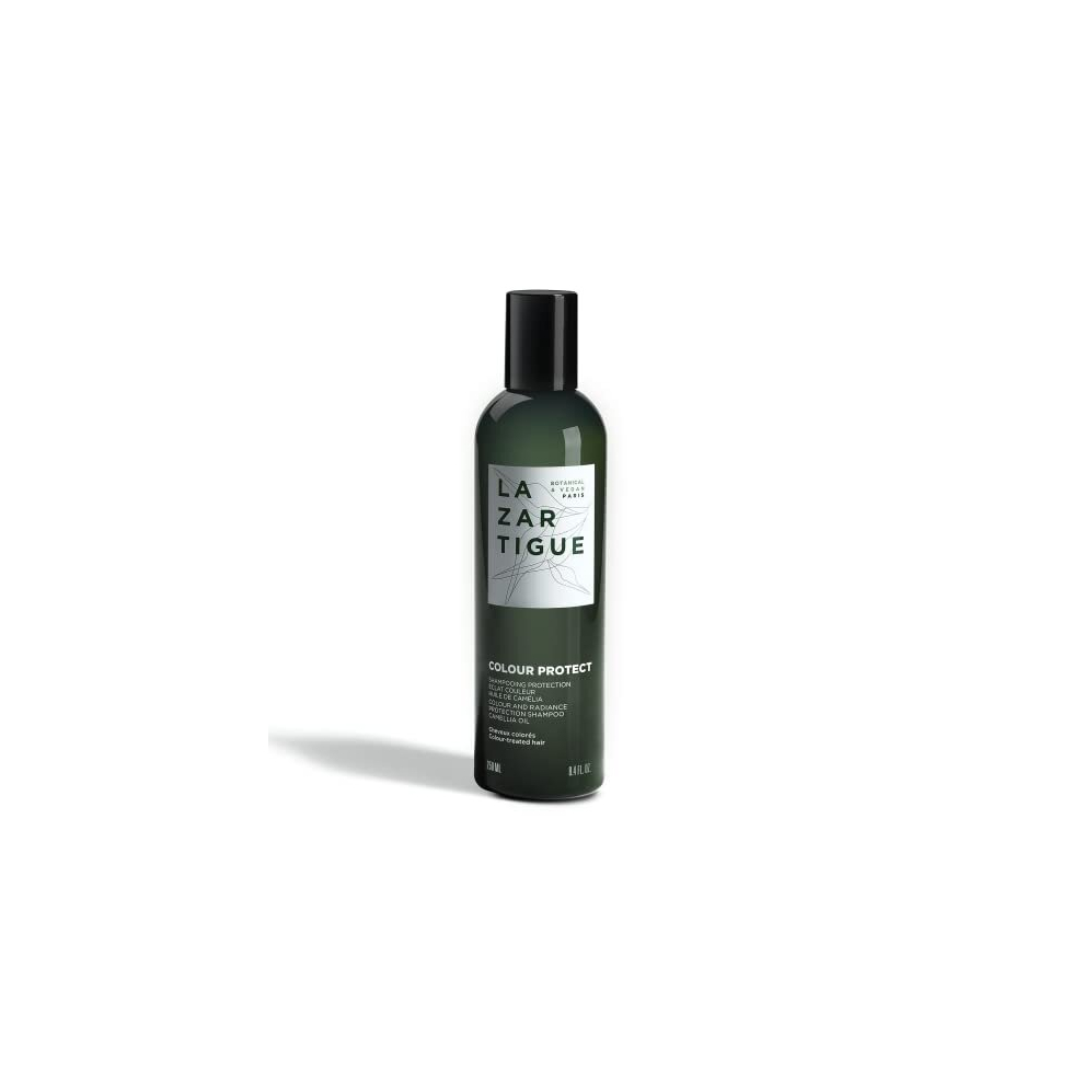 Lazartigue Colour Protect & Radiance Protection Shampoo, Enriched With Camellia Oil, Hydrates Hair Fibre, Fixes Colour And Prevents Pigment Loss, Vega, Citrus,