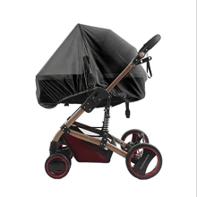 Universal Mosquito Net for Pram Stroller Pushchair Black Insect Net Breathable Fly Insect Bug Net Baby Mosquito Net for Pram Buggy Carriage Bassinet
