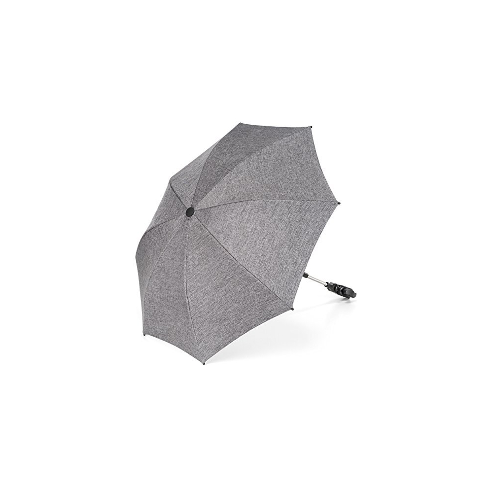 Pram Parasol - Adjustable Pushchair Parasol with UV Protection - Universal Pram Parasol/Pram Umbrella - Grey