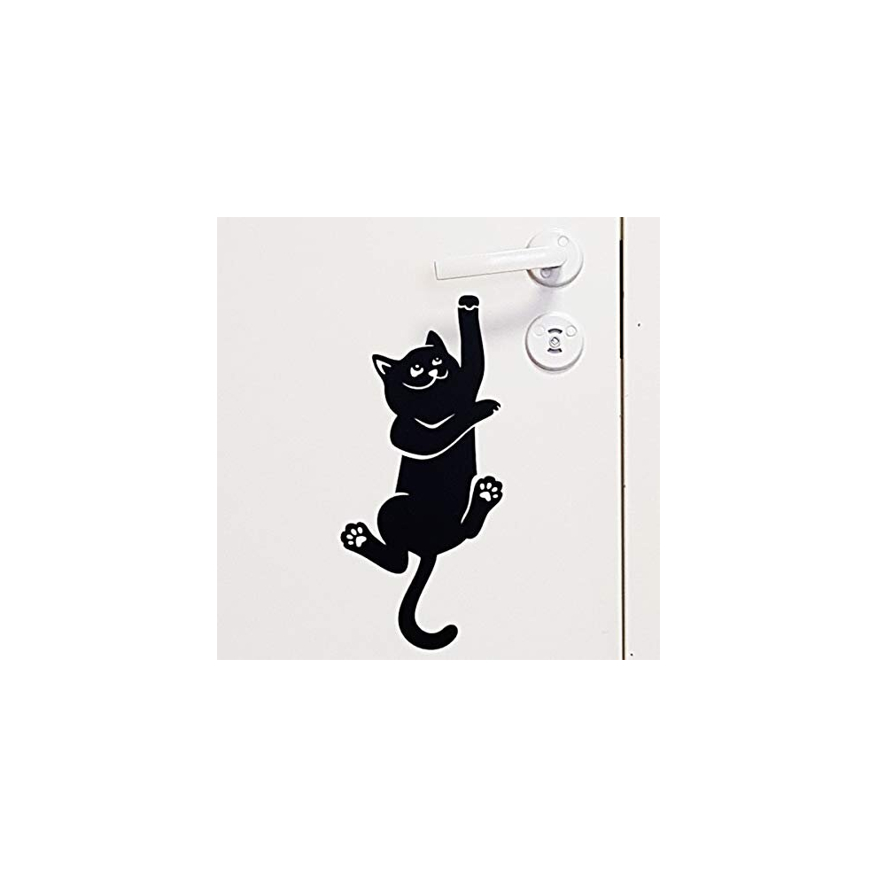 Wall4stickers Cat Wall Sticker Door Handle Light Switch Socket Wall Sticker Vinyl Decal Mural Home Decoration Power Socket Kids Room Nursery Children Room