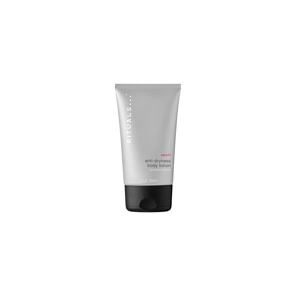 Body Lotion from The Sport Collection, 100 ml - with Activated Charcoal - Anti-Dryness Properties with Power Recharge Technology