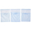 Set of Three Sacks for Children's kit - Blue - 290 g 1