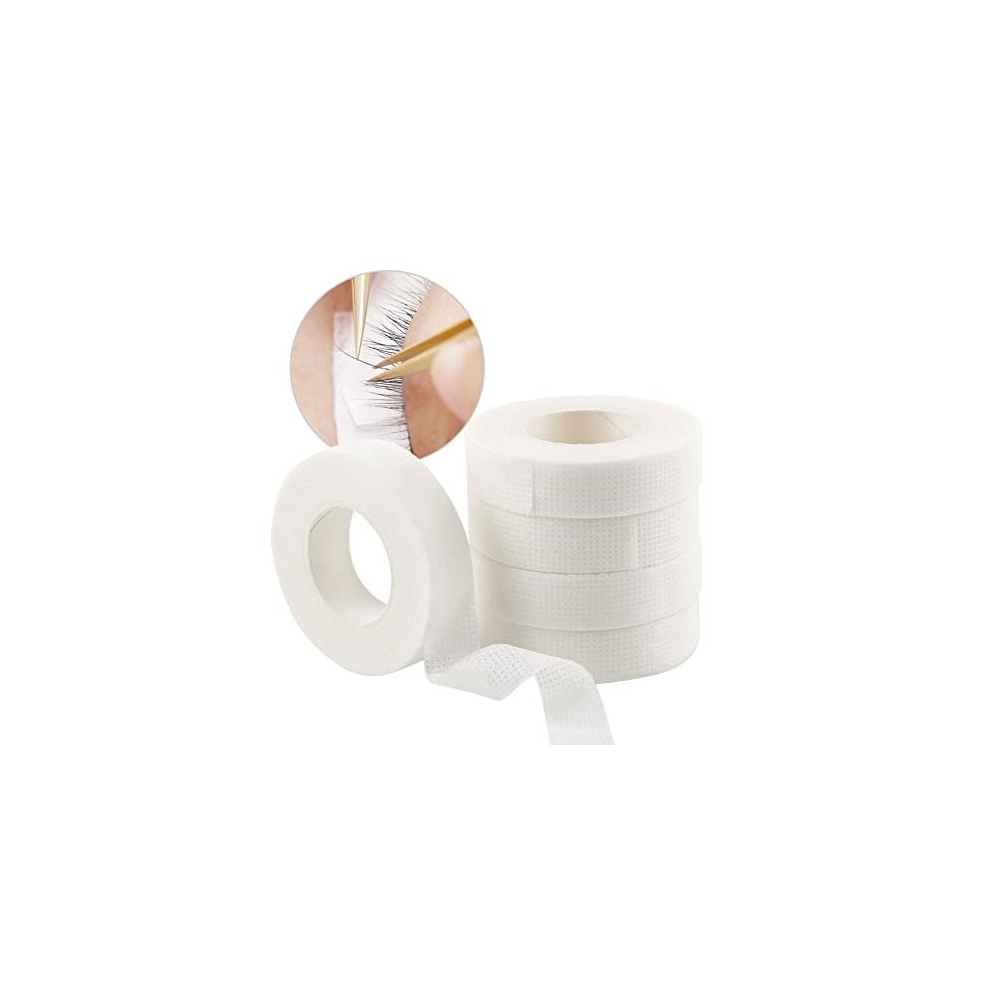 Lunamoon White 6 Rolls Of Eyelash Tape, Eyelash Extension Tape, Insulation, Micropore Lash Tape, Eyelash Tape For Eyelash Extension (White)