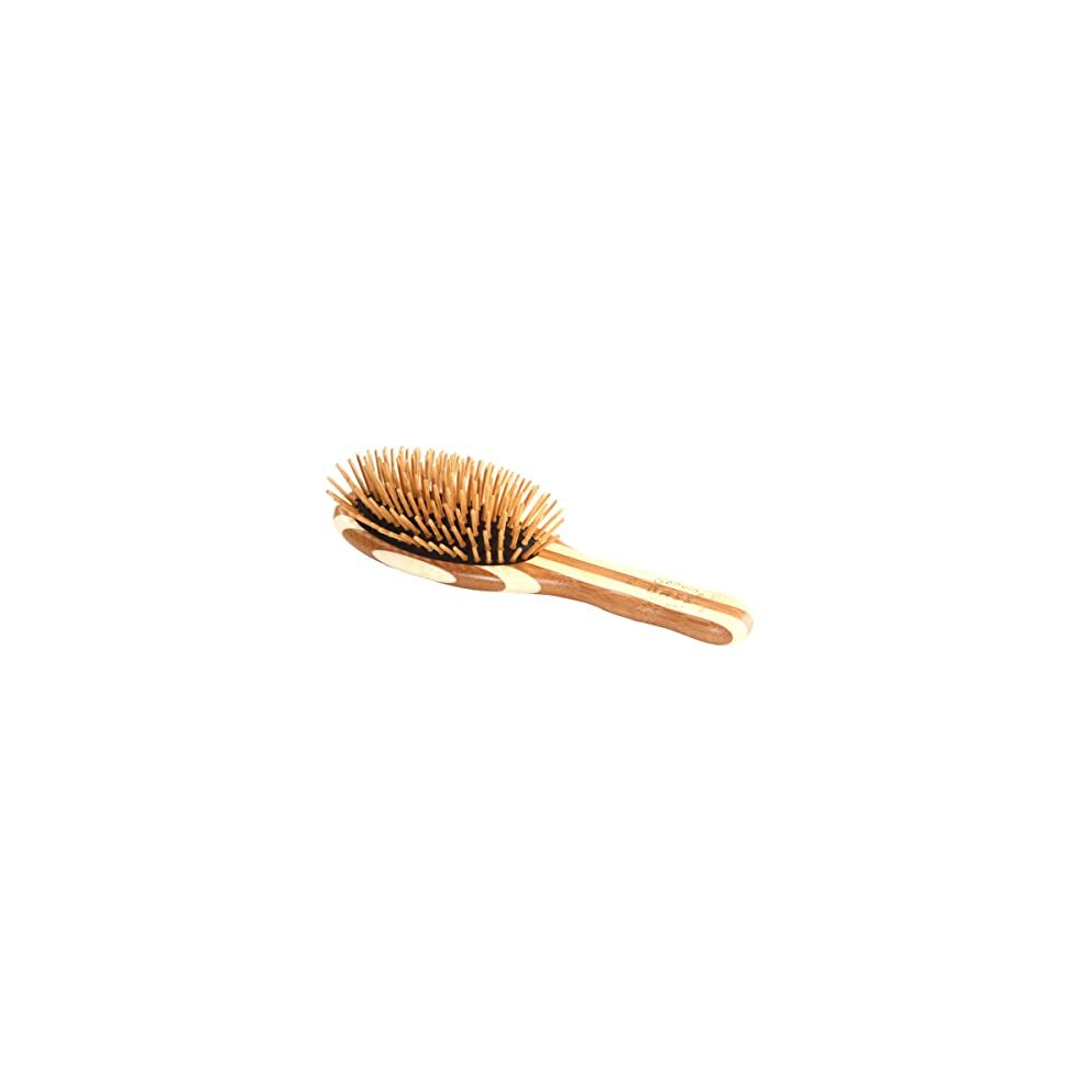Bass Green Hair Doc Small Oval Bamboo Brush Ch 1 1 1 Ea Assorted