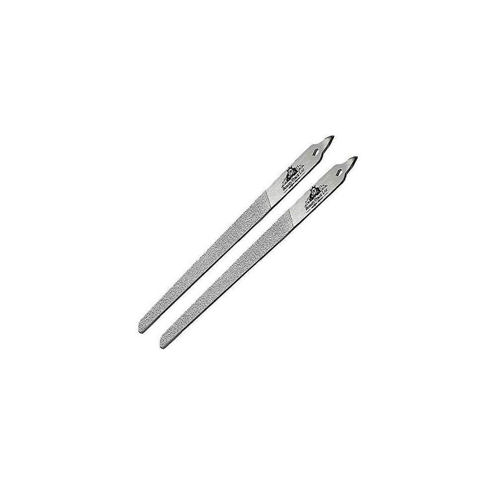 Beautytrack New Diamond Deb Foot Skin & Nail File Steel 6" 15Cm Professional Quality - Stainless Steel Nail File - Podiatry/Chiropody - Reusable File - Pack Of 2