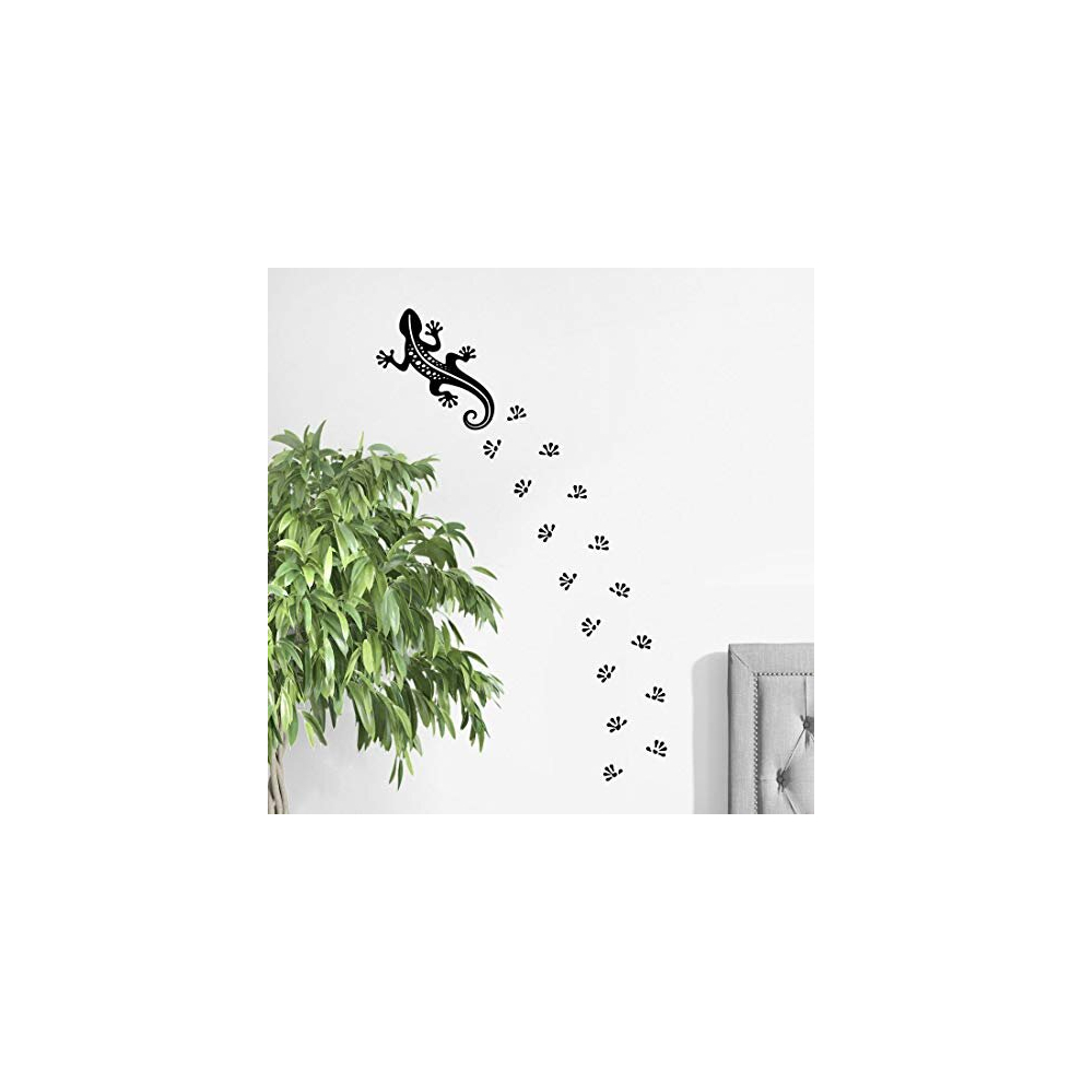 Lizzard Wall Sticker Window Decal Nursery Room Decor Animal Bedroom Stickers Living Room Removable Mural Kitchen Diy Decals Tribal Kids Fridge Car Wall4stickers