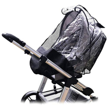 Universal Rain Cover for Sports Cars & Buggies with Large Viewing Window & Zip, Stable Protection Against Rain & Wind, Easy Assembly (Black,