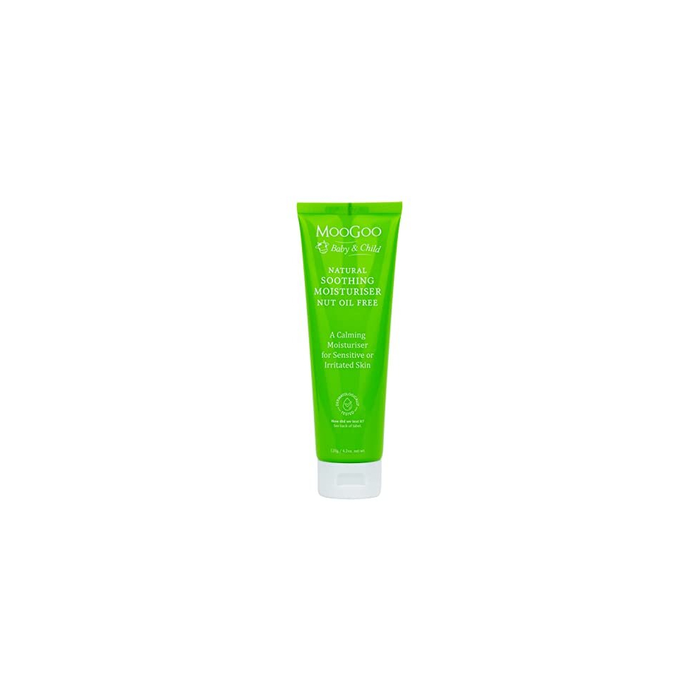 Moogoo Soothing Moisturizer Nut Oil Free - A Gentle, Nourishing, Moisturizing Cream For Delicate & Sensitive Baby Skin - Cruelty-Free, Paraffin-Free,