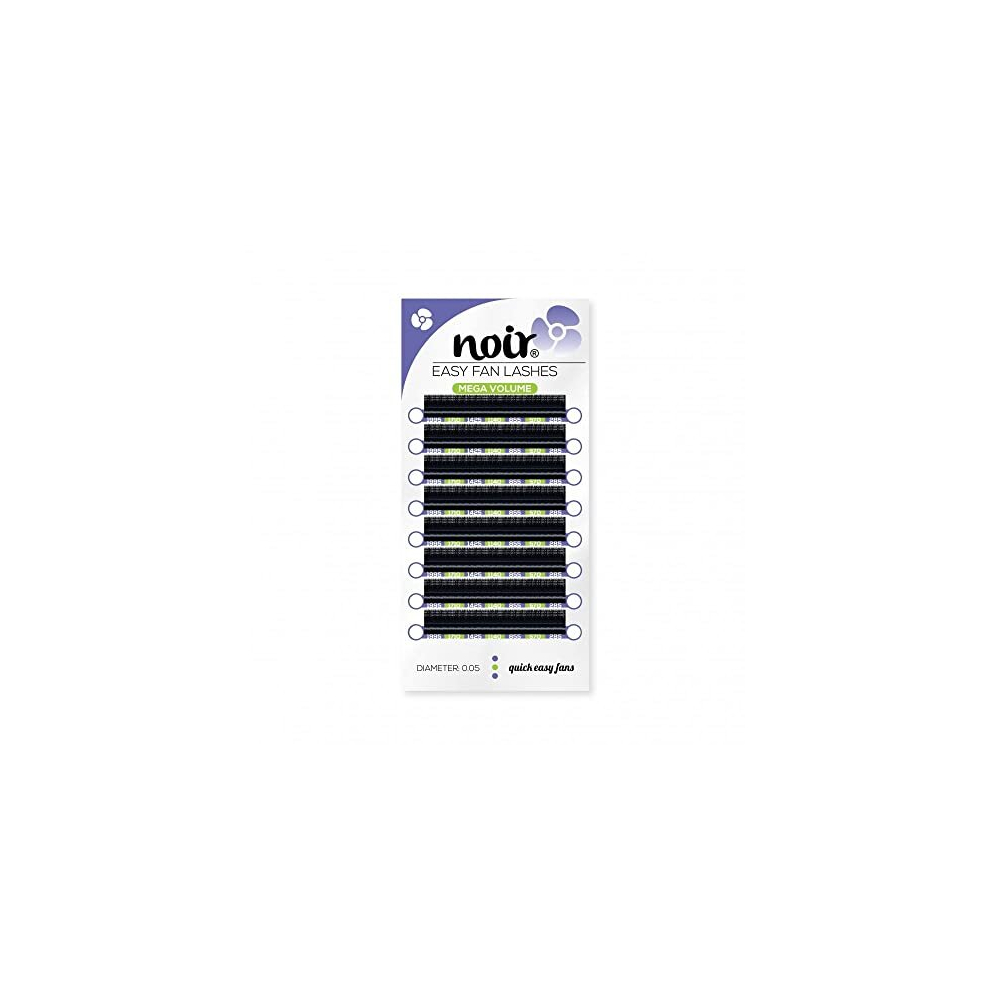 Noir Volume Lashes Easy Fan Lashes D Curl 0.05 Mixed Mega Volume Self Fanning Eyelash Extensions