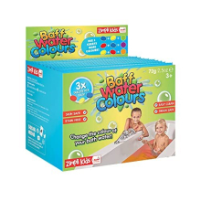36 Use Baff Water Colours Pack from Zimpli Kids, Colour Changing Bath Drops, Color Changing Tabs, Christmas Party Bag Fillers, Xmas Favours,