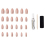 Nails.INC Nails Going Dotty Dot-Print Artificial Nails Pack of 24, Nude, Variety Pack 3