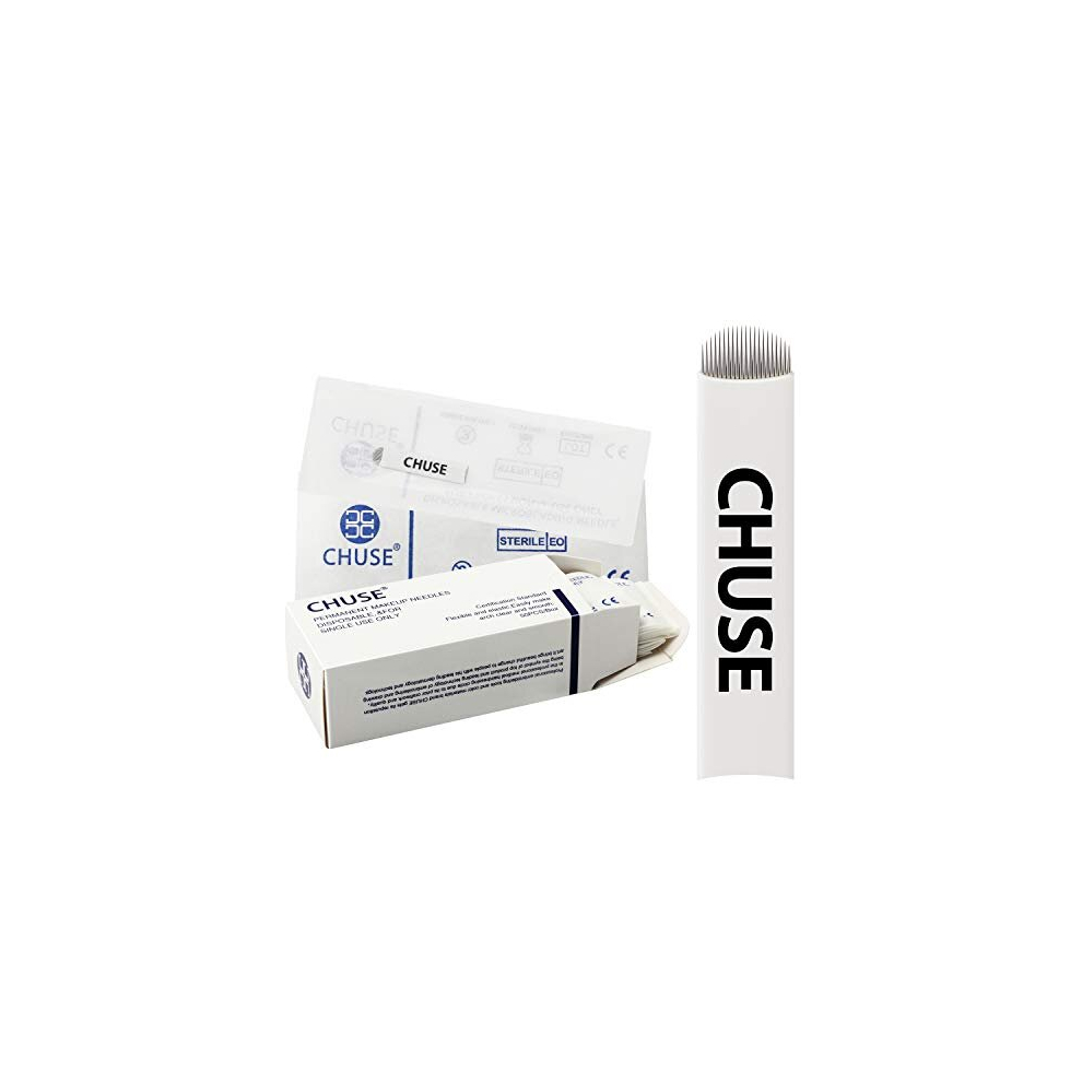 Chuse A21 Disposable Microblading Needles Eyebrow Permanent Makeup Needle Embroidery Arc Blade 21 Curved Needles 50Pcs/Lot