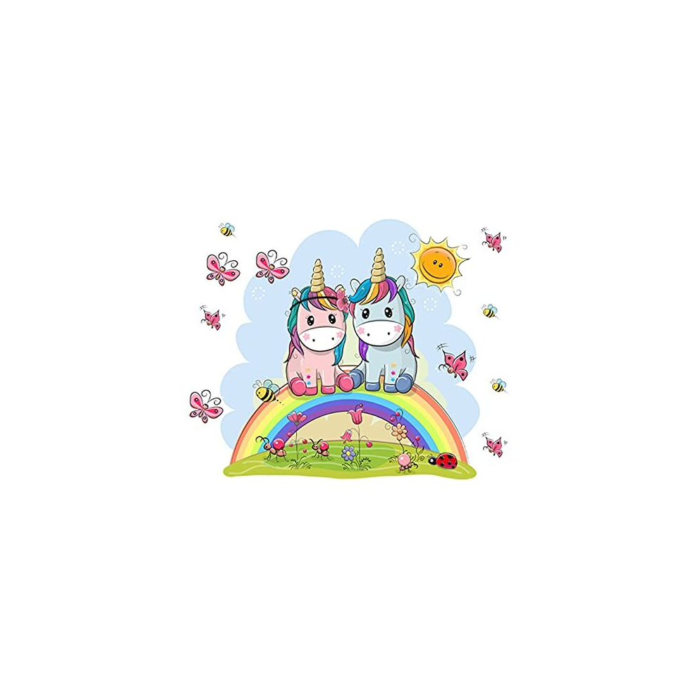 Kibi Unicorn Wall Stickers Unicorn Rainbow Unicorn Wall Stickers Kids Nursery Wall Stickers Kids Nursery Decoration Unicorn Wall Stickers Kibi Store