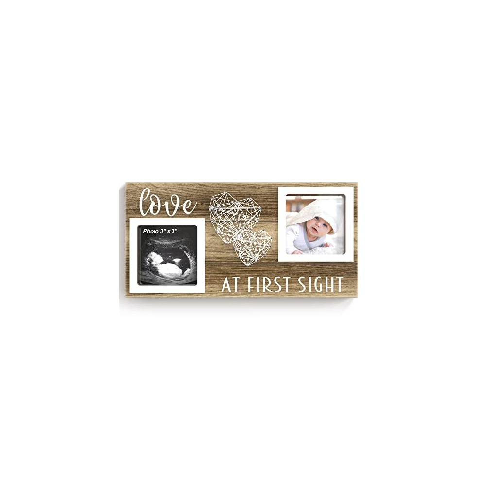 Baby Scan Photo Frames For 3" X 3" Ultrasound Sonogram Pictures - Pregnancy Announcements Ideas - Gender Reveal Baby-Shower Gift - New Mom Expecting Eurset