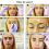 100 Pack Eyebrow Ruler, Disposable Adhesive Eyebrow Sticker Microblading Ruler Stencil Guide Makeup Tool 4