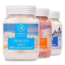 Bath Salts Set - Epsom Salt - Himalayan Pink Salt - Dead Sea Salt 100% Pure and Natural - Body Care - Best for Good Sleep - Beauty - Bathing - Body