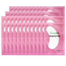 GreenLife 300 Pairs Eye Pads 100% Naturel Eyelash Extension Under Eye Gel Pads patches kit Collagen with Aloe Vera Hydrogel Eye Patches set for