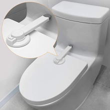 Safety Toilet Lock, Bathroom Child Proof Toilet Seat Lock, Swing Shut Toilet Lid Lock for Baby Proof, Quick Installation丨Easy to Use Child Safety