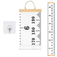 Baby Growth Chart, HUYU Kids Height Chart Canvas Wall Hanging Measuring Rulers for Kids Boys Girls Room Decoration Nursery Removable & Wipeable Height