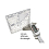 Vui-Tui Map Marking Protractor for military map marking, angle measurements and map plotting for outdoor navigation with map and compass, hiking, 5