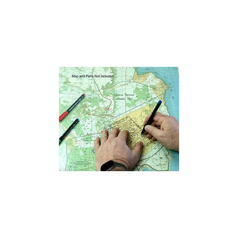MTT PL Douglas 5 Inch Protractor Graduated In Degrees For Angle Measurements And Map Plotting For Outdoor, Marine Or Air Navigation With Map And Compass, Hiking, Orienteering And Survival