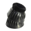 Fleece Trim Over-Reach Boot-Small-Black/Black 1