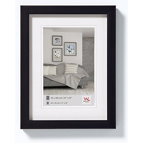 Photo Frame Black 15 x 20 cm Construction Design Frame JK520B