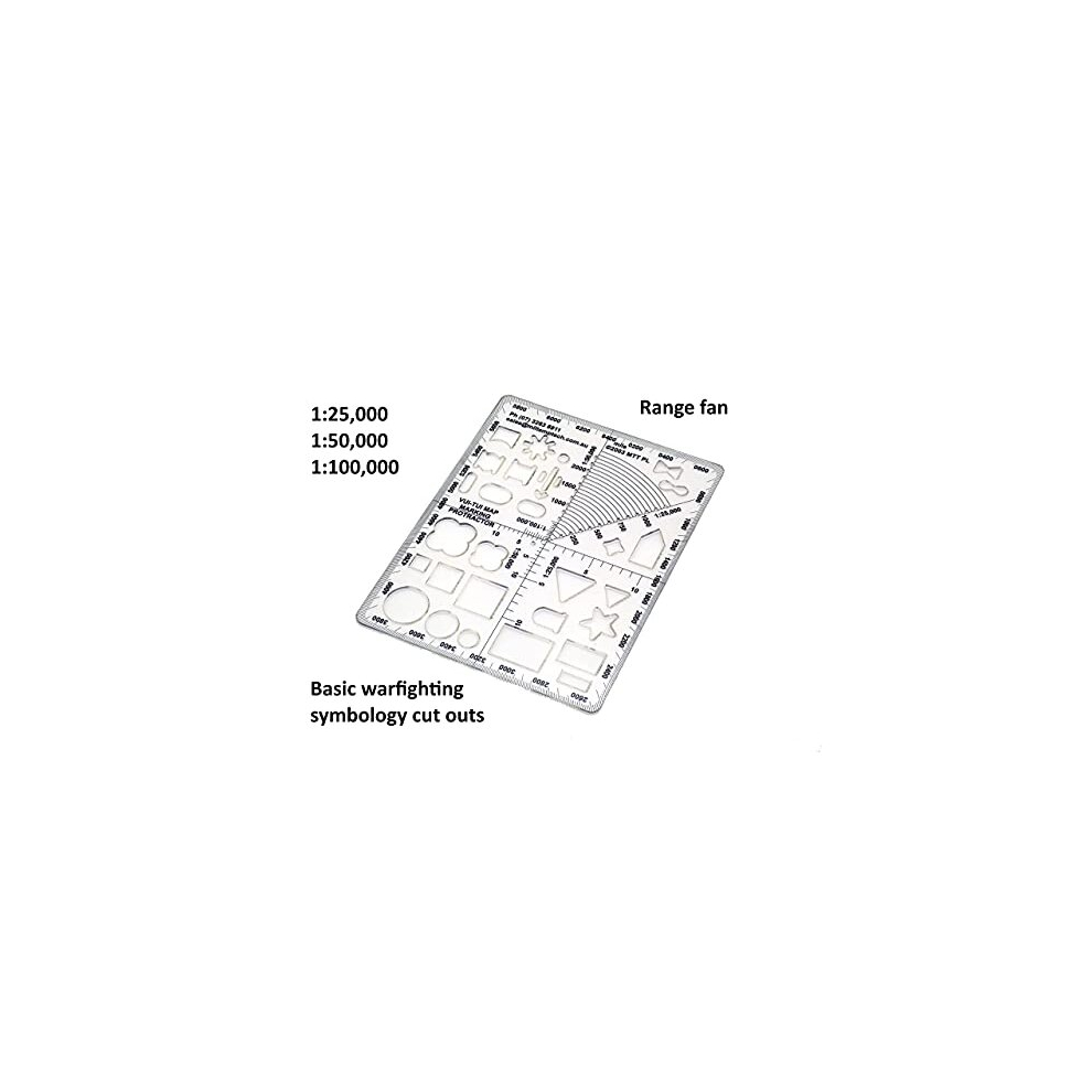 MTT PL Douglas 5 Inch Protractor Graduated In Degrees For Angle Measurements And Map Plotting For Outdoor, Marine Or Air Navigation With Map And Compass, Hiking, Orienteering And Survival