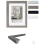 Photo Frame Black 15 x 20 cm Construction Design Frame JK520B 2