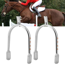 Plated Spurs, Zinc Alloy Narrow Spur Plated Wholesale All Around Walking Horse Roping Spurs Women's English Spur(silver)
