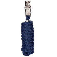 Merauno Lead Rope for Horse - Tie Rope in Various Stylish Designs, Lead Rope, Pony, Donkey, Goat with Panic Hook Black Blue Rose Gold Beige (Navy